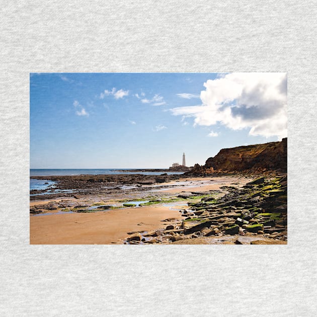 St Mary's Island from Old Hartley by Violaman